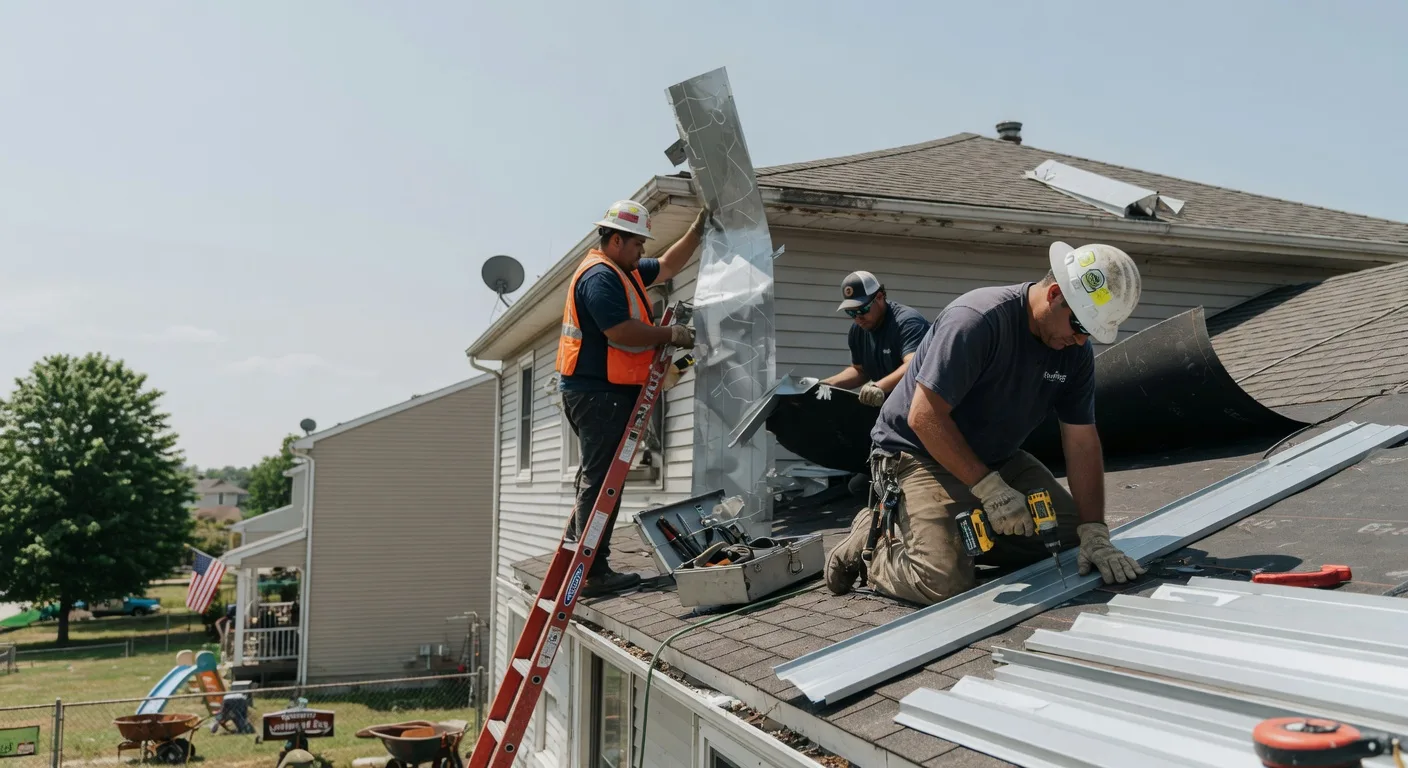 Storm Damage Metal Roof Repair in Coulterville, CA